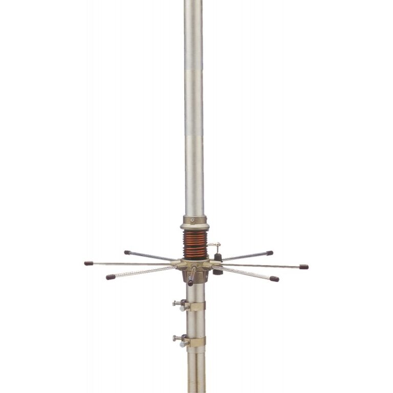 Sigma Venom 1/2 Wave High Gain Silver Rod CB Base Station Antenna